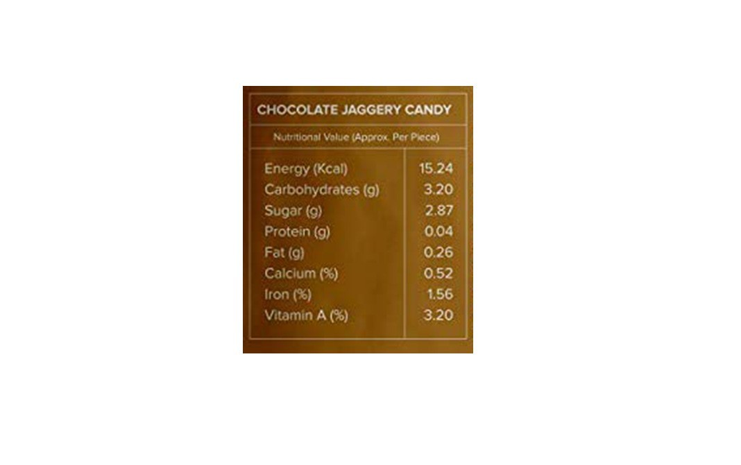Akiva Chocolate Jaggery Candy    Pack  150 grams